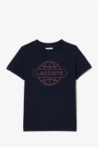 Cotton Jersey Planet Print T-shirt