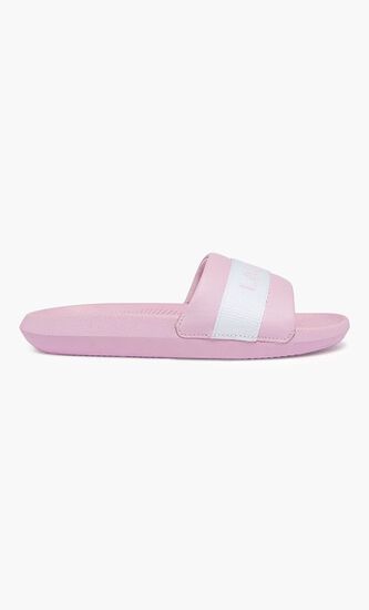 CROCO SLIDE 0722 1 CFA LT PNK WHT