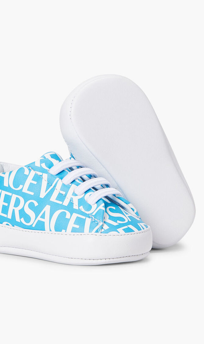 SNEAKER FABRIC+LAMB LEATHER