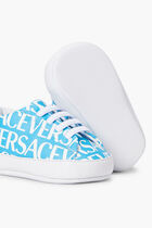 SNEAKER FABRIC+LAMB LEATHER