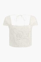 Embroidered Corset Top