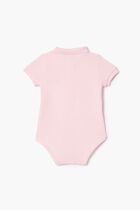 Baby Organic Cotton Piqu&eacute; Bodysuit In Recycled Cardboard Box Set