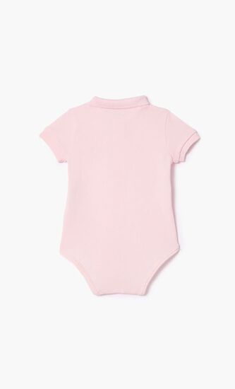 Baby Organic Cotton Piqu&eacute; Bodysuit In Recycled Cardboard Box Set