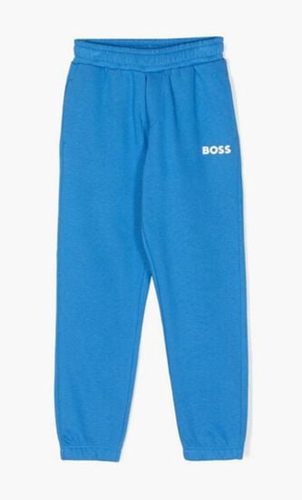 Contrast Logo Track Pants