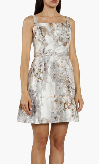 Joniee Jacquard Mini Dress