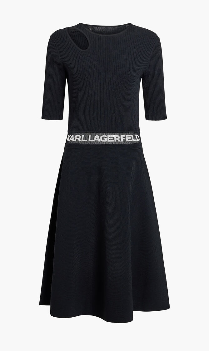 SSLV LOGO KNIT DRESS