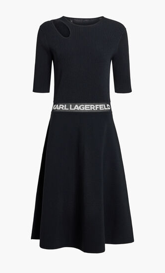 SSLV LOGO KNIT DRESS