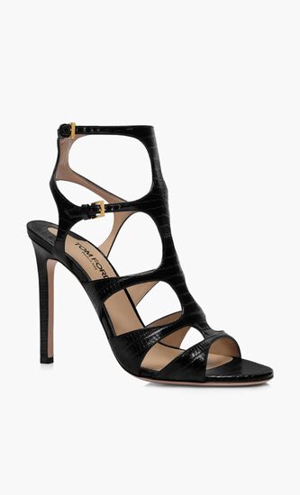 Laminated Leather Sandals
