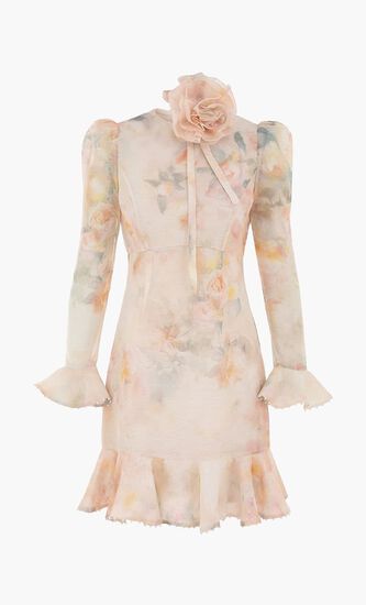 CRUSH FLOWER MINI DRESS