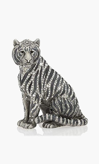 Platinum Tiger Figurine