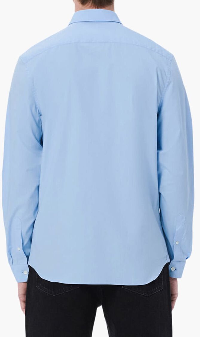 Slim Fit Stretch Cotton Poplin Shirt