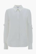 POPLINE STRAPS SHIRT WHITE WHITE