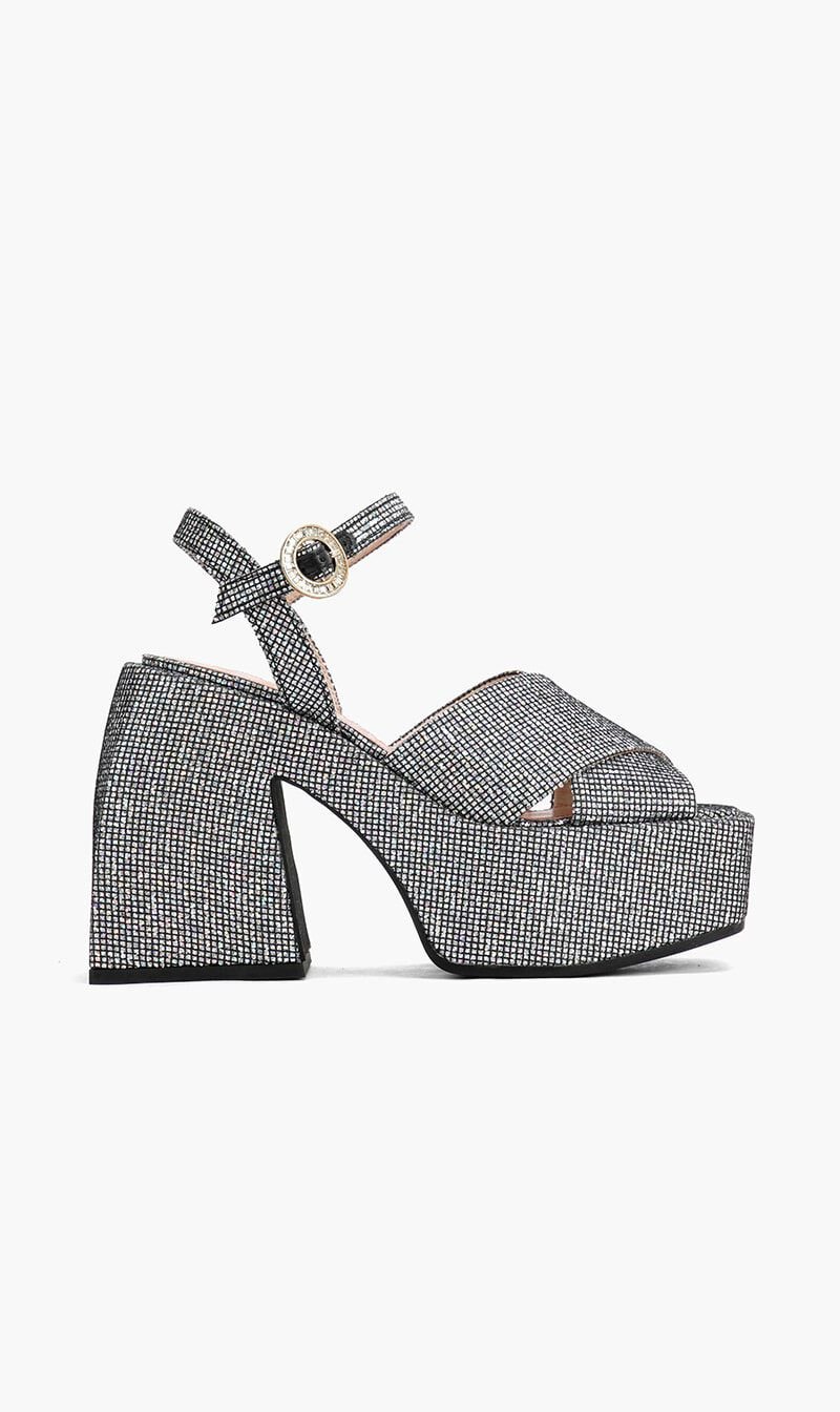 Chunky studded heels deals