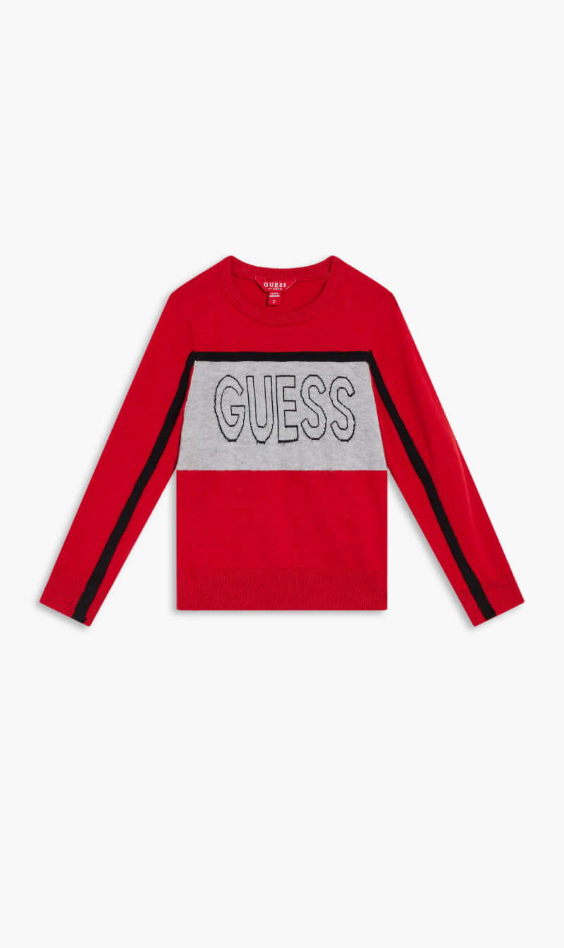 Buy GUESS Rowe Long Sleeve Crew Sweater for AED 66.50 The Deal Outlet