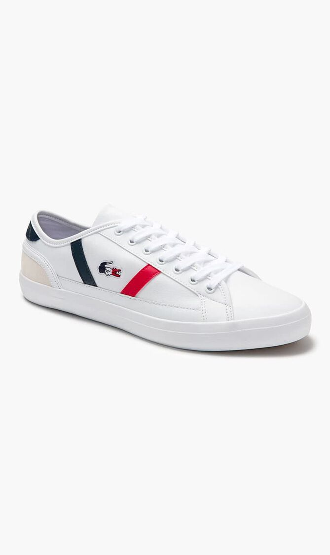 Sideline Leather Tricolore Trainers