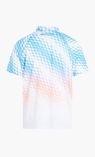 SHORT SLEEVED RIBBED COLLAR SHIRT