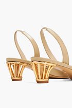 Cage Heel Slingback Sandals