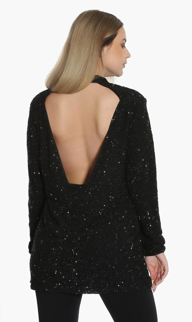 فستان دوا ليبا فرح بتصميم مزين من بيب جينز