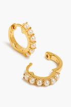 Hinged Gemstone Huggies Hinged Gemstone Huggies