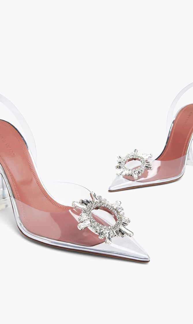 Begum Glass Sling Pumps