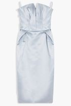 AVP SLEEVELESS LIGHT BLUE MIDI DRESS