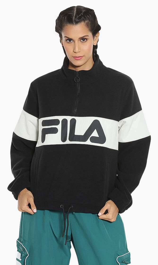 Alara Quarter Zip Fleece Sweatshirt