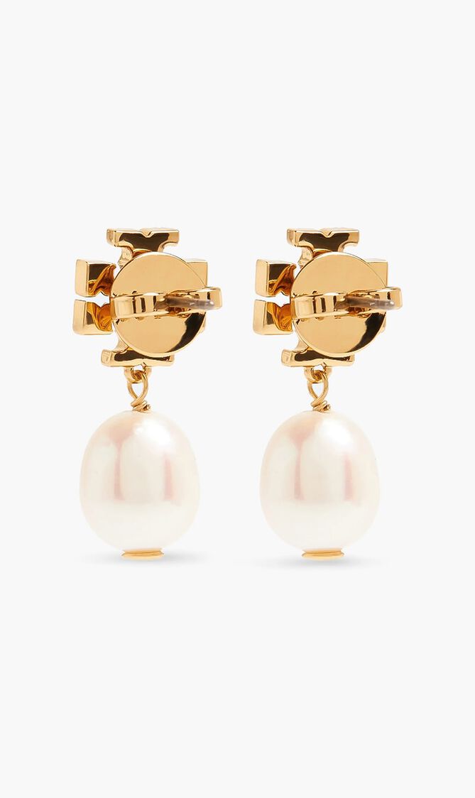 Kira Pavé Pearl Drop Earrings Kira Pavé Pearl Drop Earrings