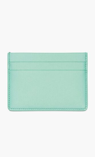VERTICAL CREDIT CARD HOLDER SOFT CALF WNAPPA LINING (SATIN PALLADIUM)