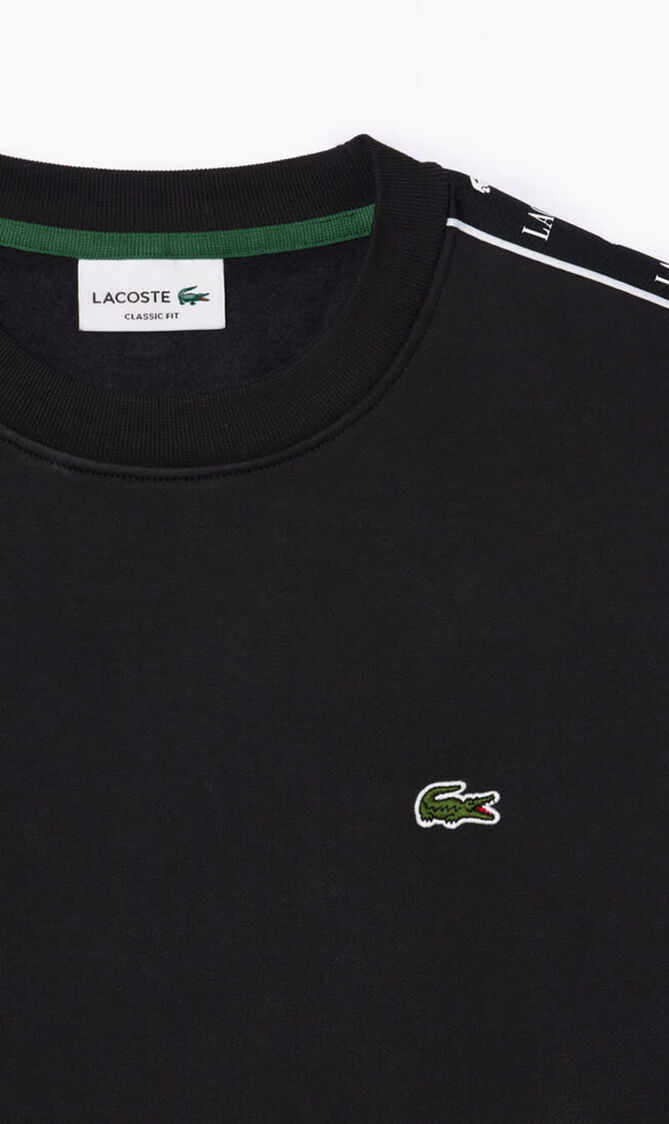 Logo Strip Crew Neck Sweatshirt