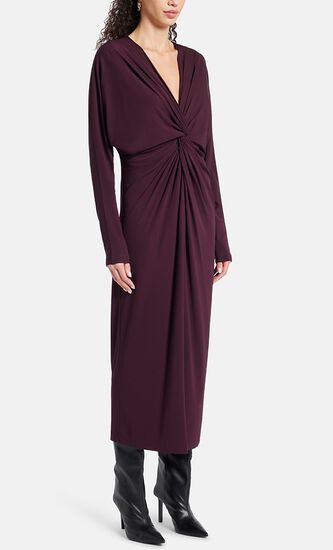 MATHILDE DRESS BORDEAUX