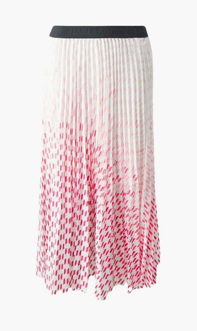 Degrade Pleated Skirt