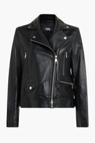 LEATHER BIKER JACKET