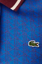 Slim Fit Monogram Jacquard Polo Shirt