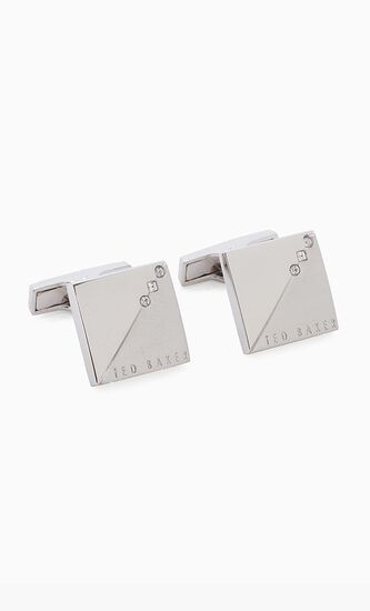 Corner Crystals Cufflinks