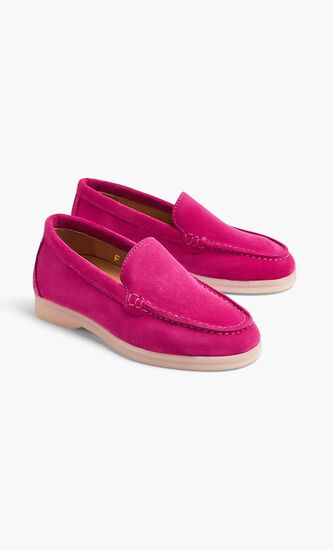 Ludovica Girl Fuchsia Suede