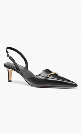 Lena Leather Slingback Pump