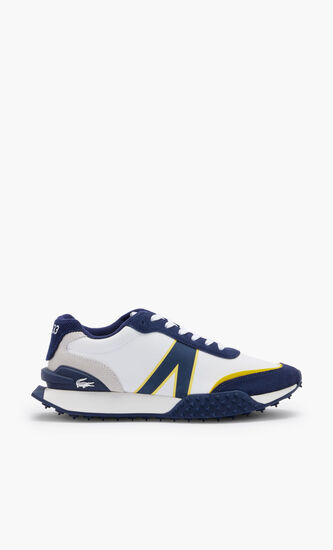 L-spin Deluxe Leather And Corduroy Trainers