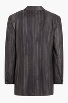 BLAZER JACKET WOOL PINSTRIPE OVERSIZED