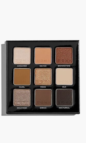 SIGMA EYE GLAM LOOK KIT 22 RITZY EYE PALETTE   SIN MASC   E15 BRUSH