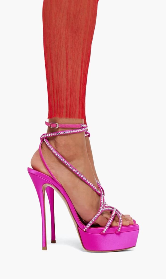 Belen Satin High Heels