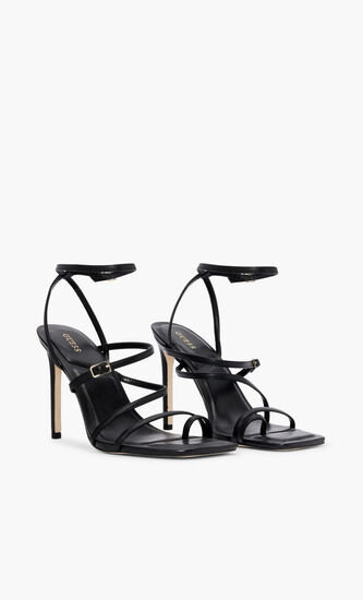 SANDALS SLING BACK BLACK 001