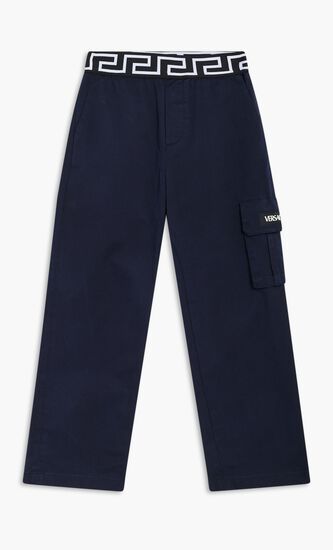 JB PANT GAB POCKET GRECA LOGO WAISTBAND