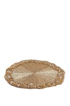 منديل المائدة أورنيت باللونين الكريستالي والبني الفاتح