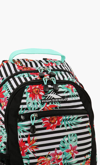 Tropical Stripe Backpack