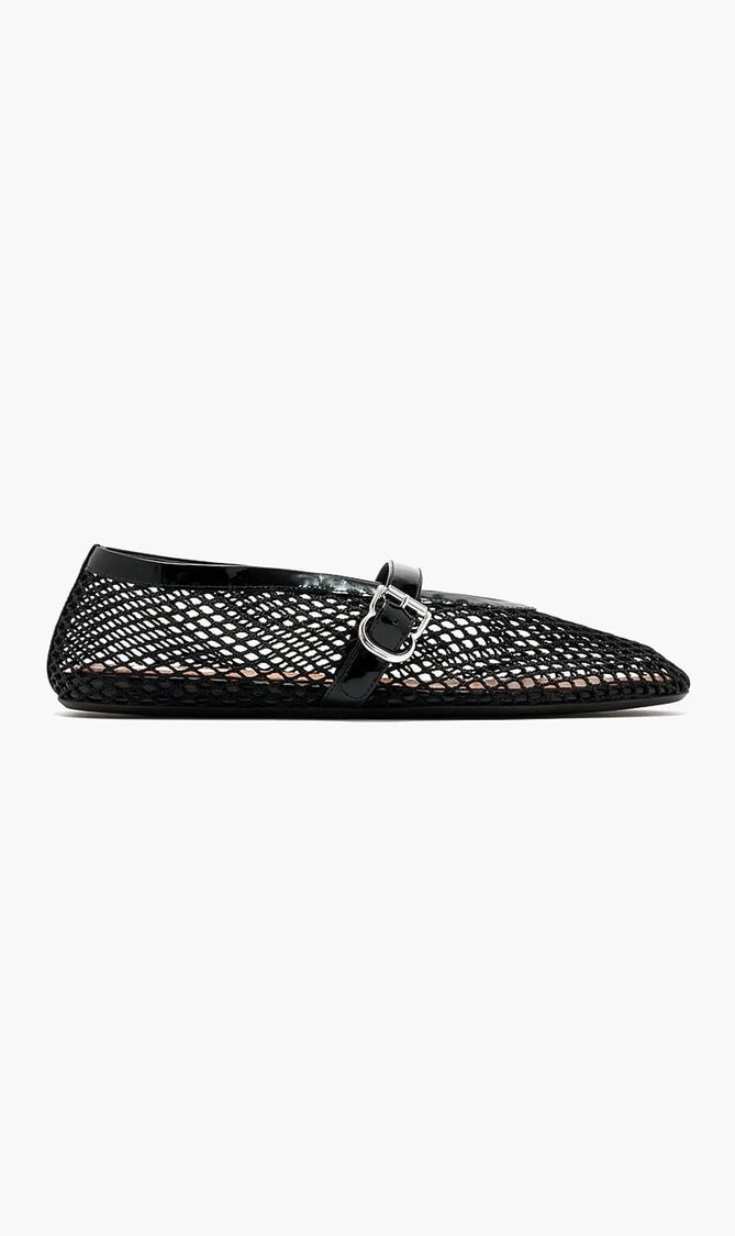 Fishnet Ballet Flats