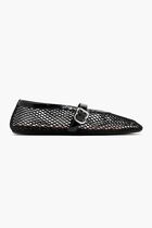 Fishnet Ballet Flats