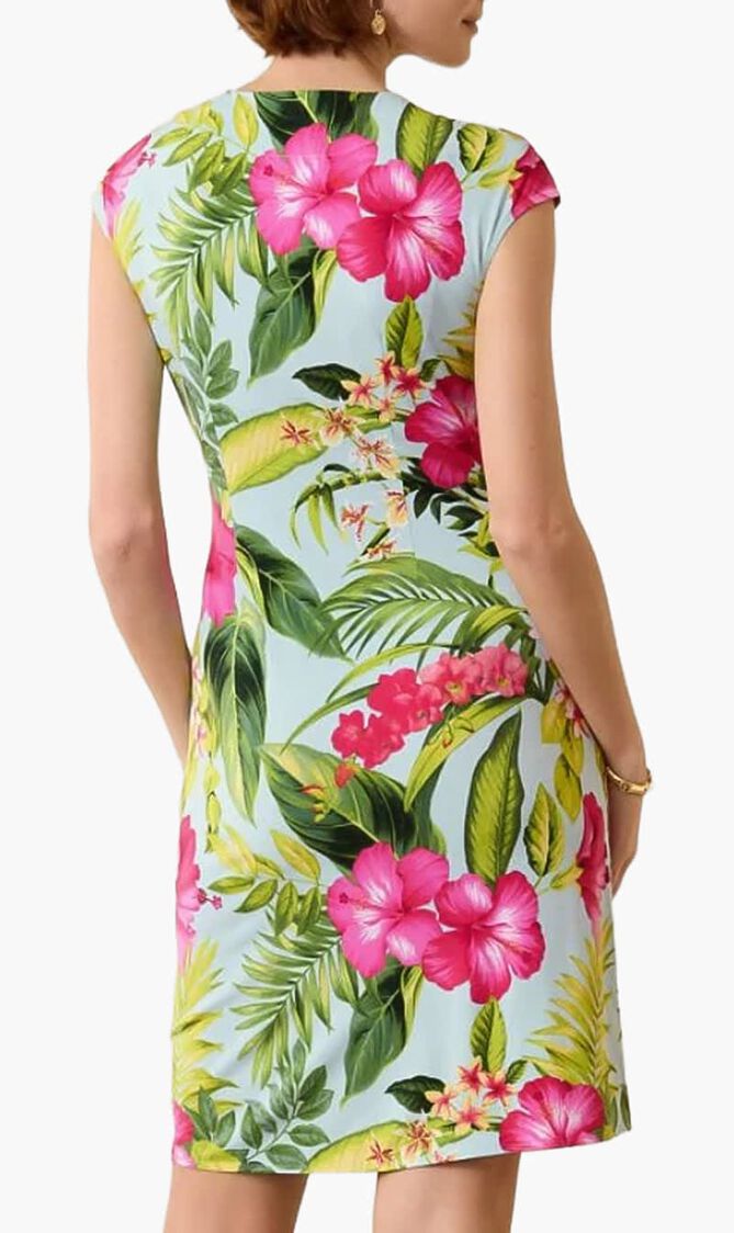 Clara Grand Villa Faux-Wrap Dress