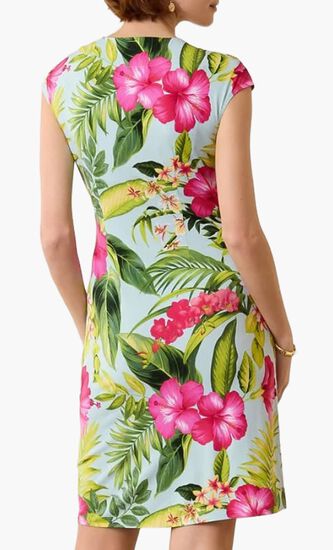 Clara Grand Villa Faux-Wrap Dress