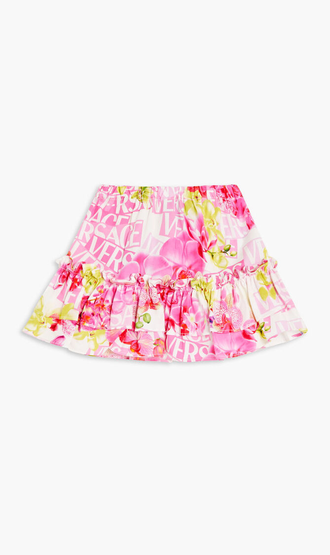 BG SKIRT MINI PLEATED PPLN AO ORCHID
