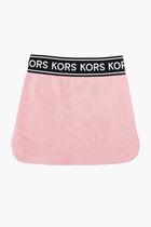 Skirt With Logo-Waistband